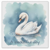 美しい日の設定 シール (正面)