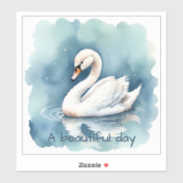 美しい日の設定 シール