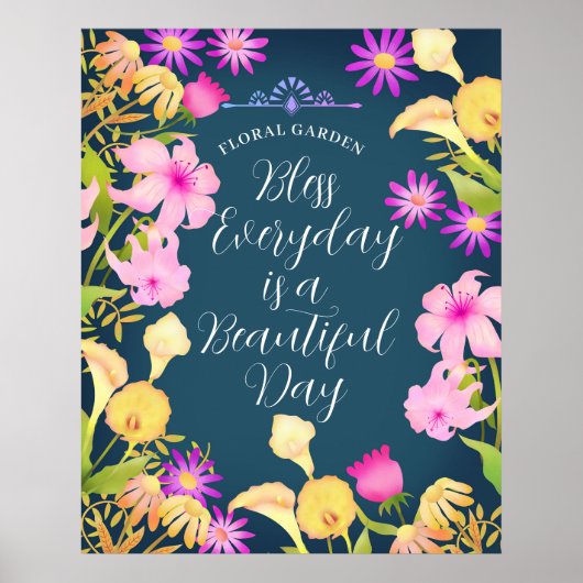 美しい日の青のポスター ポスター (正面)