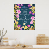 美しい日の青のポスター ポスター (キッチン)