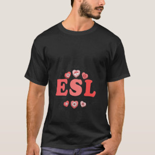 美しい日へ学英語ESL先生ヴァレンティ Tシャツ