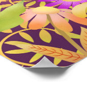 美しい日マゼンタポスター ポスター (角)