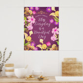 美しい日マゼンタポスター ポスター (キッチン)