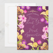 美しい日マゼンタ サンキューカード (正面/裏面)