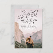 美しい日付カードの保存 – 日付の保存 出欠カード (正面/裏面)