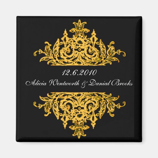 美しい日付磁石を保存 マグネット (正面)