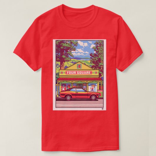 美しい日曜日 Tシャツ (デザイン正面)