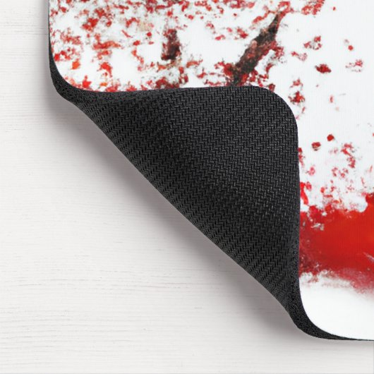 美しい日本のさくらんぼ林の家 マウスパッド (コーナー)