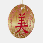 美しい日本のの漢字 セラミックオーナメント (右)