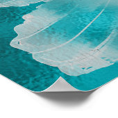 美しい日本のコイ魚さくらんぼ日本 ポスター (角)