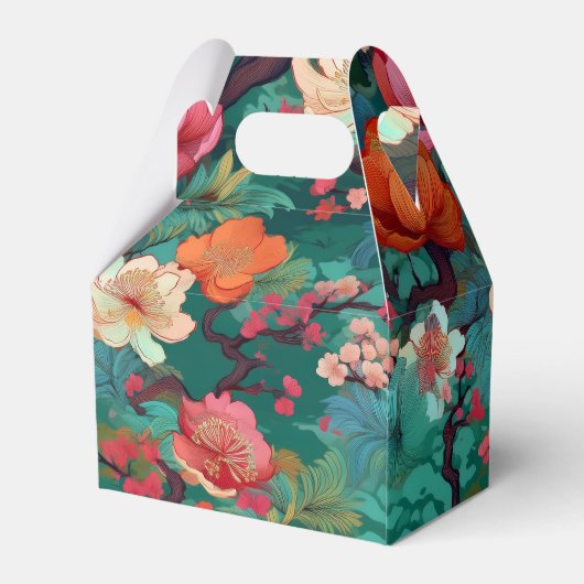 美しい日本のプリントパーティーの好意ボックス フェイバーボックス (裏面サイド)