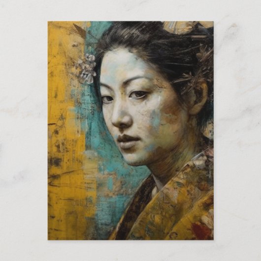 美しい日本の女性 ポストカード (正面)