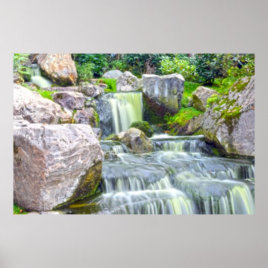 美しい日本の庭園像 ポスター (正面)