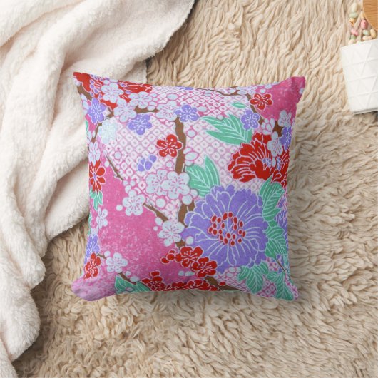 美しい日本の桜型枕 クッション (ブランケット)