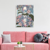 美しい日本の花 キャンバスプリント (インサイチュ (リビング))