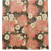 美しい日本柄のデザインシャワーカーテン シャワーカーテン (正面)