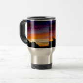 美しい日没の写真と絶縁されたタンブラー トラベルマグ (正面左)