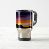 美しい日没の写真と絶縁されたタンブラー トラベルマグ (正面右)