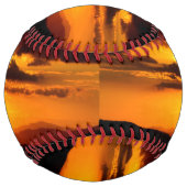 美しい日没の写真 ソフトボール (正面)