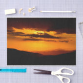 美しい日没の写真 薄葉紙 (クラフト)