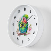 美しい日没の海岸写真 壁時計 (傾斜)