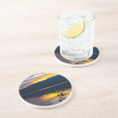 美しい日没の風景写真芸術 コースター (側面)