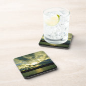 美しい日没の風景写真芸術 コースター (右側)