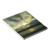 美しい日没の風景写真芸術 ノートパッド (アングル)