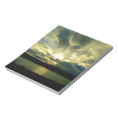 美しい日没の風景写真芸術 ノートパッド (回転)