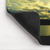 美しい日没の風景写真芸術 マウスパッド (コーナー)