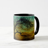 美しい日没の風景写真芸術 マグカップ (正面右)