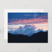 美しい日没はがき ポストカード (正面/裏面)