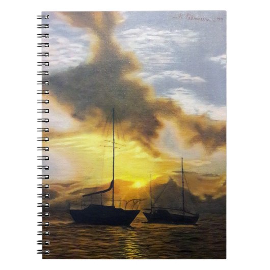 美しい日没 ノートブック (正面)