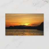 美しい日没 名刺 (裏面)