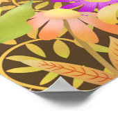 美しい日茶色のポスター ポスター (角)