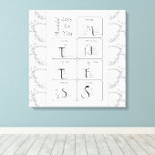 美しい日 キャンバスプリント (インサイチュ (ウッドフロア))