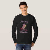 美しい昆虫の女性の女の子の子ドラゴンフライ Tシャツ (正面フル)