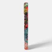 美しい明るいカラフル抽象芸術花のパターン Case-Mate iPhoneケース (裏面 / 左)