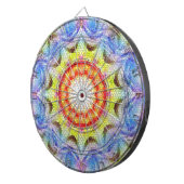 美しい明るいモザイクタイルヒマワリ ダーツボード (正面右)