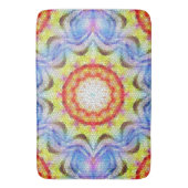 美しい明るいモザイクタイルヒマワリ バスマット (正面縦)