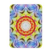 美しい明るいモザイクタイルヒマワリ マグネット (縦)