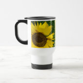 美しい明るい黄色の芸術的フローラひまわり トラベルマグ (左)