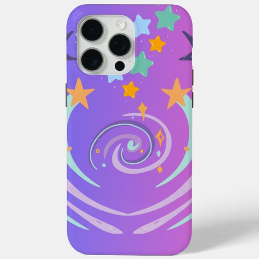 美しい星とハート Case-Mate iPhoneケース (裏面)