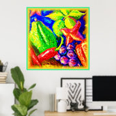 美しい星と実り多い星。買今 ポスター (ホームオフィス)