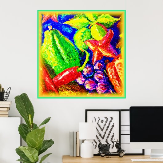 美しい星と実り多い星。買今 ポスター (ホームオフィス)