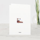 美しい星と馬考えるのカード カード (裏面)