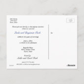 美しい星のオーバーレイ，記念日カスタム，記念日 ポストカード (裏面)