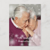 美しい星のオーバーレイ，記念日カスタム，記念日 ポストカード (正面)