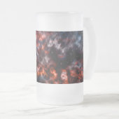 美しい星雲の写真の設計 フロストグラスビールジョッキ (正面右)