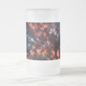 美しい星雲の写真の設計 フロストグラスビールジョッキ (中央)